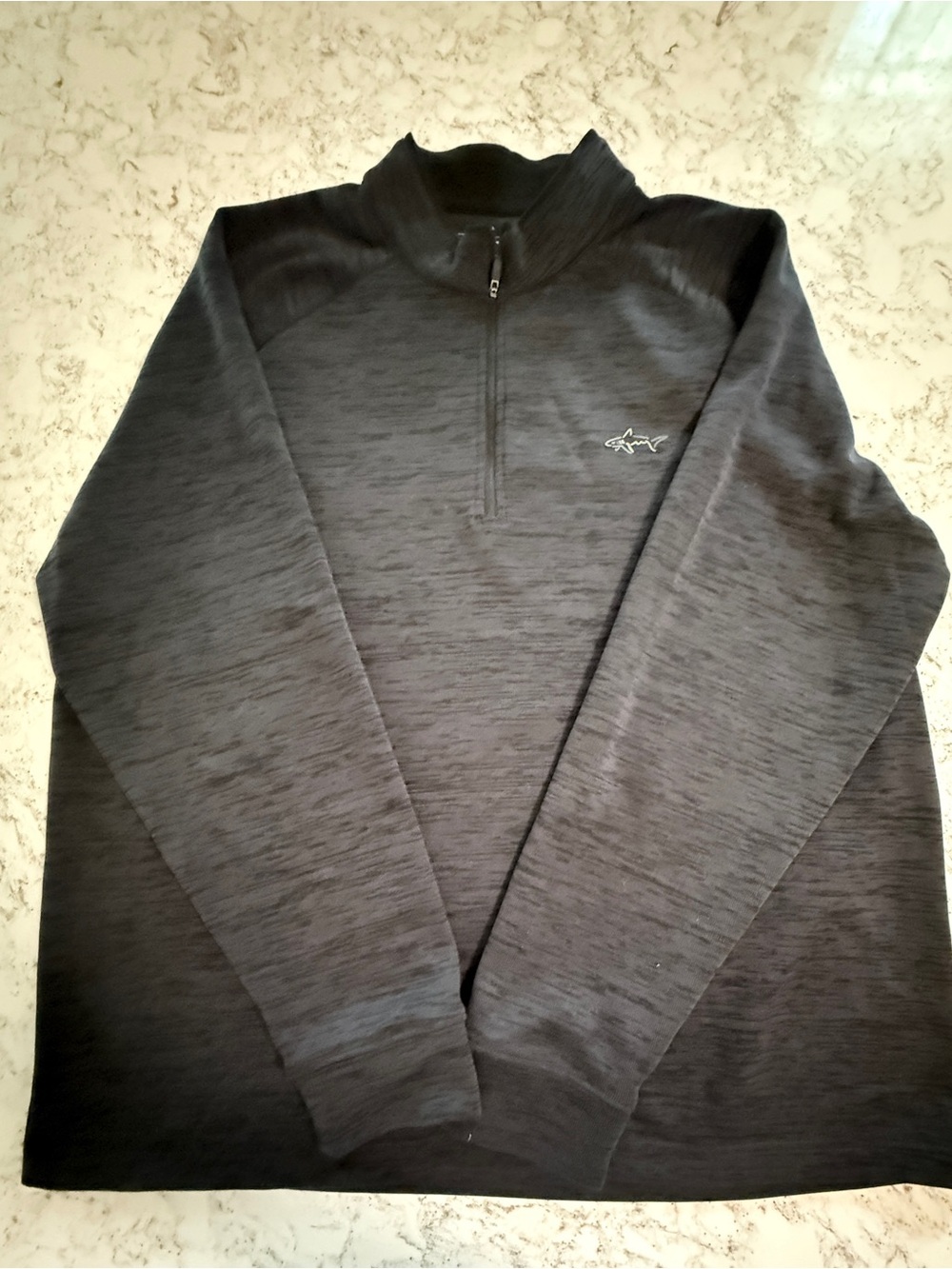 Greg Norman Sweater Mens Size XXL Gray 1/4 Zip Up Pullover Sweatshirt